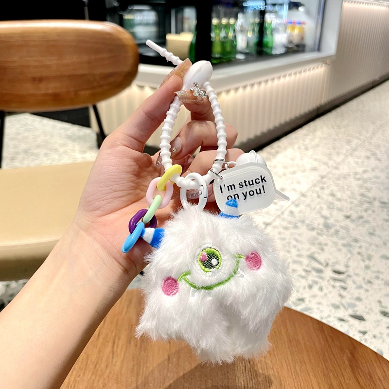 De dibujos animados de peluche colgante monstruo creativo variedad llavero exquisito bolso la muchacha pequeños adornos regalo al por mayor