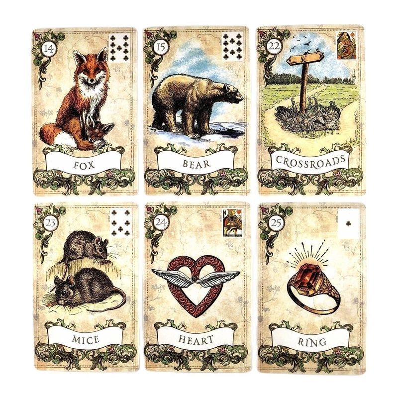 旧体利诺曼 Old Style Lenormand 旧式卡牌 英文复古风|undefined