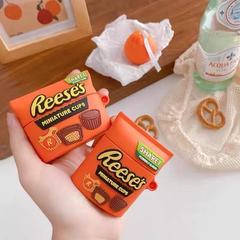 クリエイティブピーナッツミルクチョコレートキャンディーairpods4世代保護カバー適用アップルpro3イヤホンソフトケース