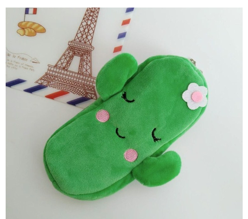 35g Weight Lemon Fruit Monkey Plush Polyester Cute Stationery Storage Bag