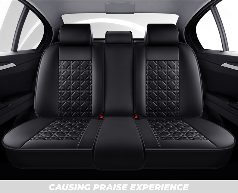 New Car Seat Cushion, Universal for All Seasons, Full Surround Seat Cover, Full Leather Breathable Seat Cover, Summer Car Seat Cover