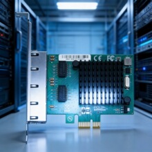 PCI-E千兆网卡I350T4四口服务器软路由台式机有线汇聚网卡