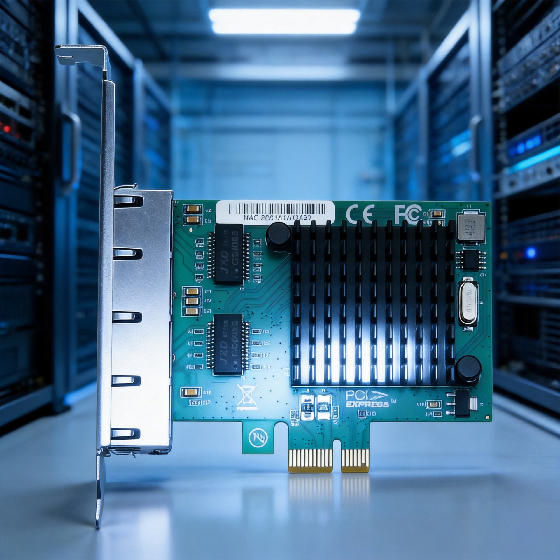 PCI-E千兆网卡I350T4四口服务器软路由台式机有线汇聚网卡