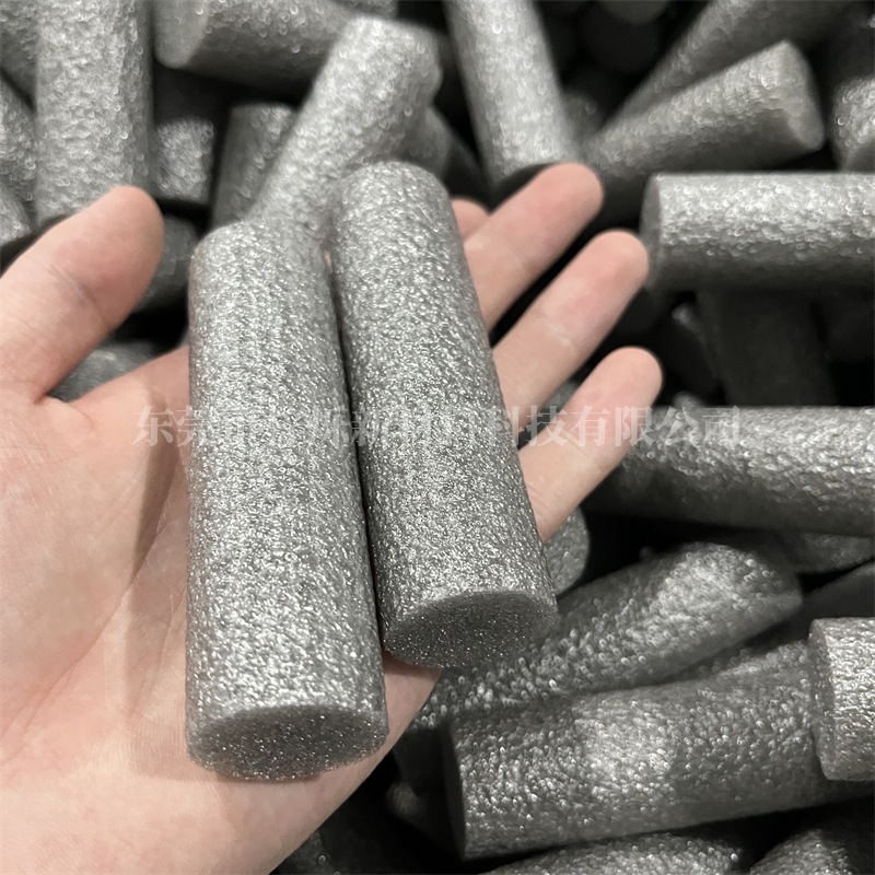 灰色实心EPE珍珠棉泡沫圆棒 防撞缝隙填充海绵圆柱泡沫棒子