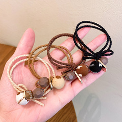 Korean style hair tie hair tie, elegant and simple hair rope, high elastic elastic band, girls' jewelry, hair accessories and headwear wholesale