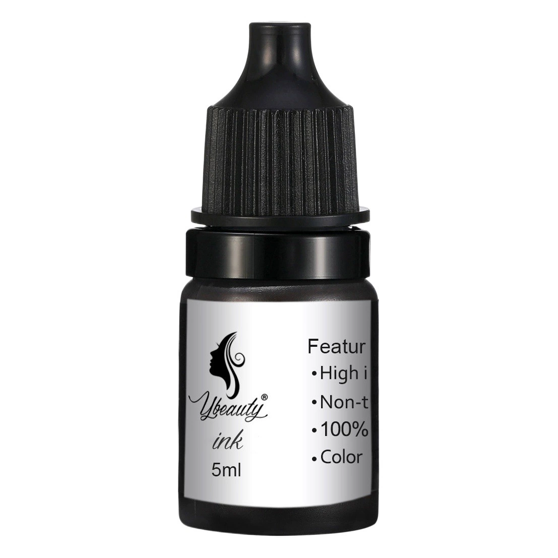 Пигмент для татуировок в маленькой бутылочке 5 мл для начинающих, для практики нанесения татуировок, татуажа бровей, отбеливания губ и тренировок по работе с контактными линзами.