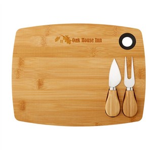 Bamboo Cheese Cheese Board suit Creative Hanging Portable Cutting Board Household Cooked Food Board Classification Chopping Board