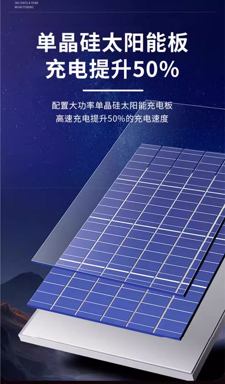 太阳能监控器摄像头360度无死角手机远程室外高清夜视4G无电无网