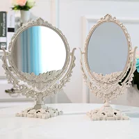Простое европейское стиль beauty зеркало настольное зеркало двойного размещения, складное портативное зеркало принцессы, зеркало макияжа, новый продукт