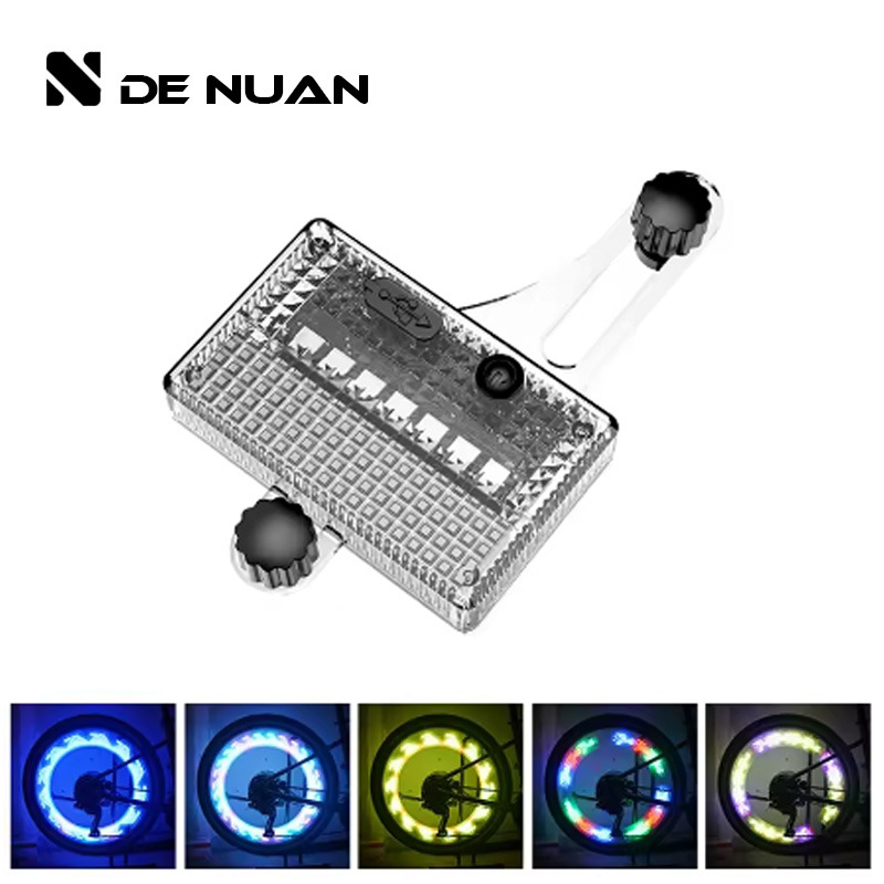 Bicycle Spoke Light Children Night Ride Hot Wheels Bicycle Tire Luminous Wheel Colored Light Ambience Wheel Flashlight