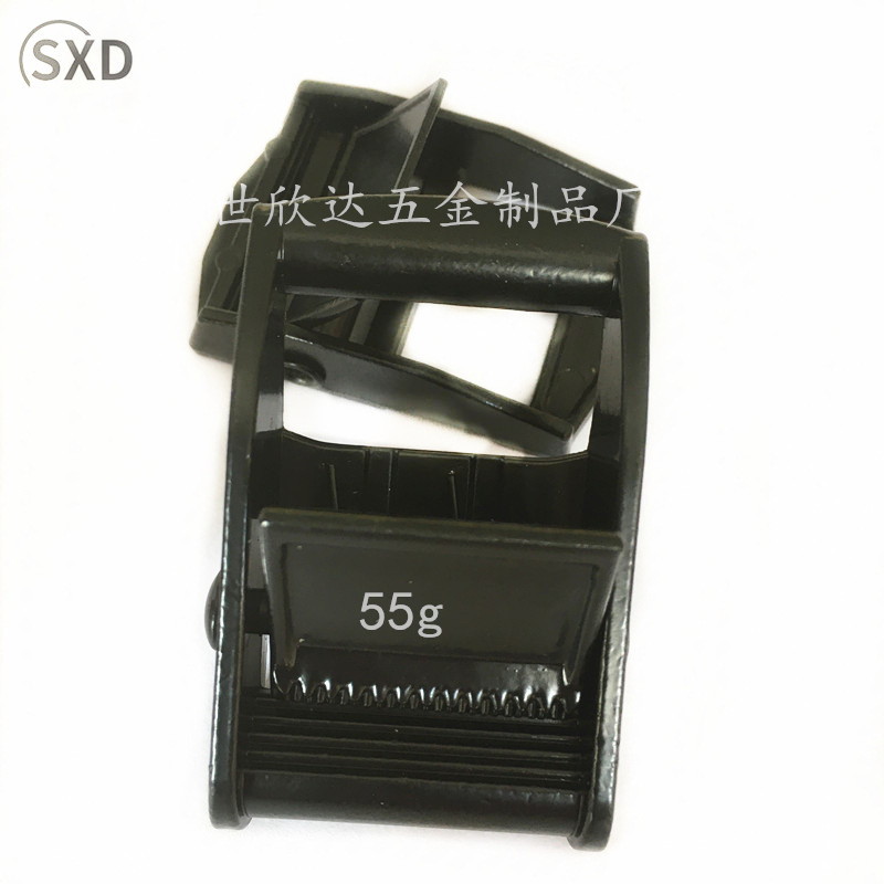 厂家生 产 锌合金压扣 户外捆绑电泳黑色收紧器 简易拉筋齿轮压扣