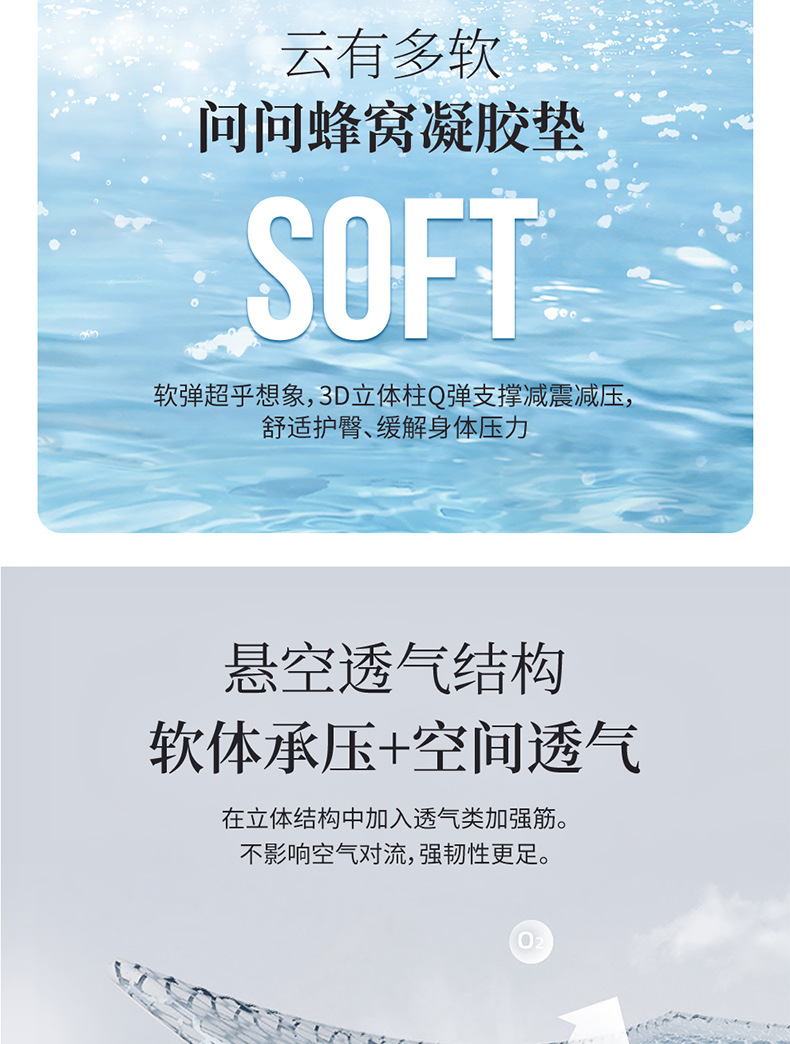 Amazon Summer Car Cooling Pad Single Piece Gel Seat Cushion Breathable Silicone Cooling Car Seat Cushion Multi-Piece Seat Cushion Cover