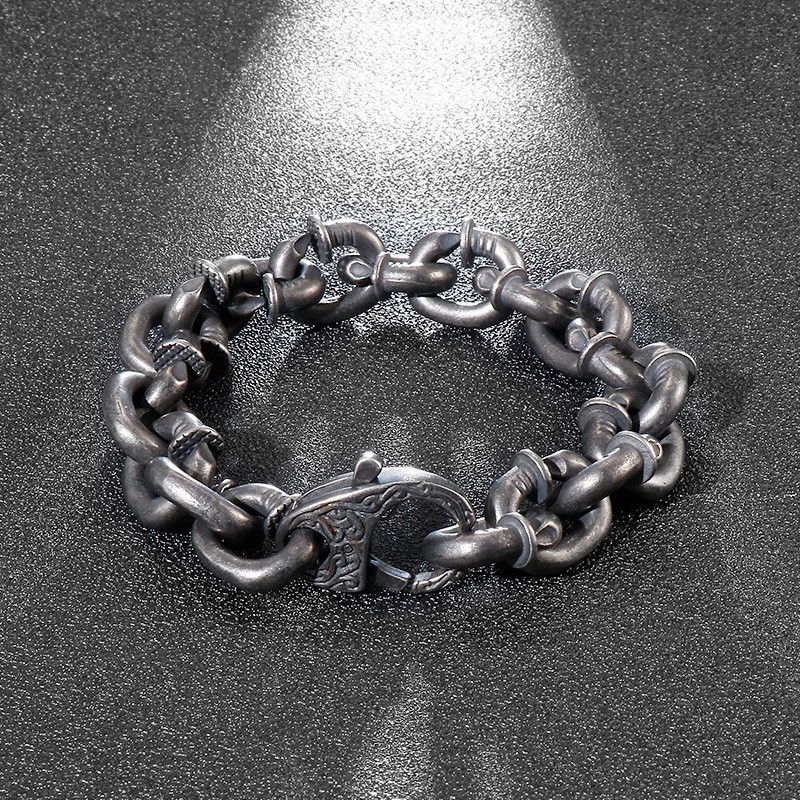 men's retro jewelry stainless steel