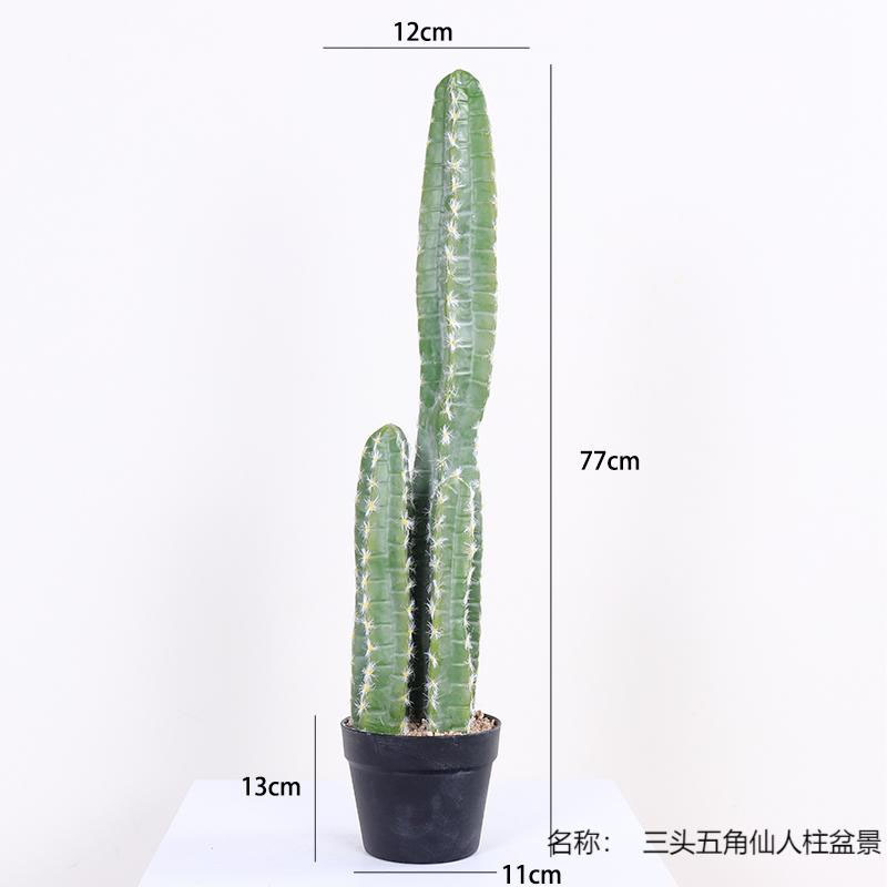 仿真龙神柱仙人掌寄生仙人球摩洛哥沙生植物造景软装样板工程装饰|undefined