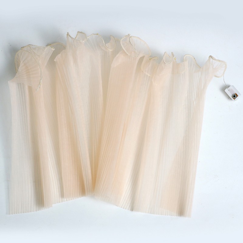 Perla aerosol hilo flor bolsa de embalaje flor hilo ramo material Rosa malla flor tienda material onda hilo al por mayor