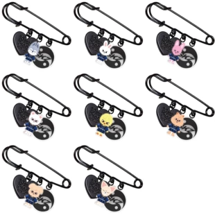 SKZ street children STRAY KIDS KARMA pin acrylic pendant cartoon acrylic keychain