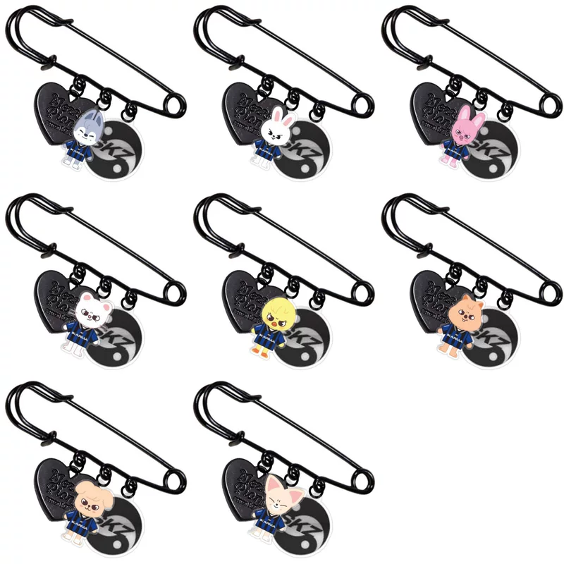 SKZ street children STRAY KIDS KARMA pin acrylic pendant cartoon acrylic keychain
