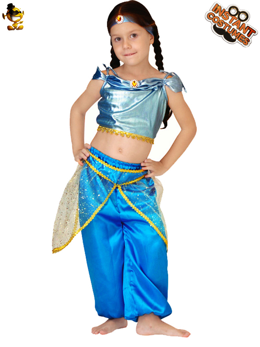 Carnaval de la muchacha lámpara mágica princesa traje Halloween princesa vestido rendimiento traje fiesta Cosplay traje