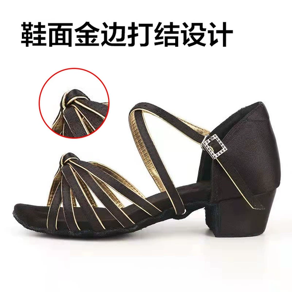 ∠Black gold-edged knotted upper---a must-buy for the year