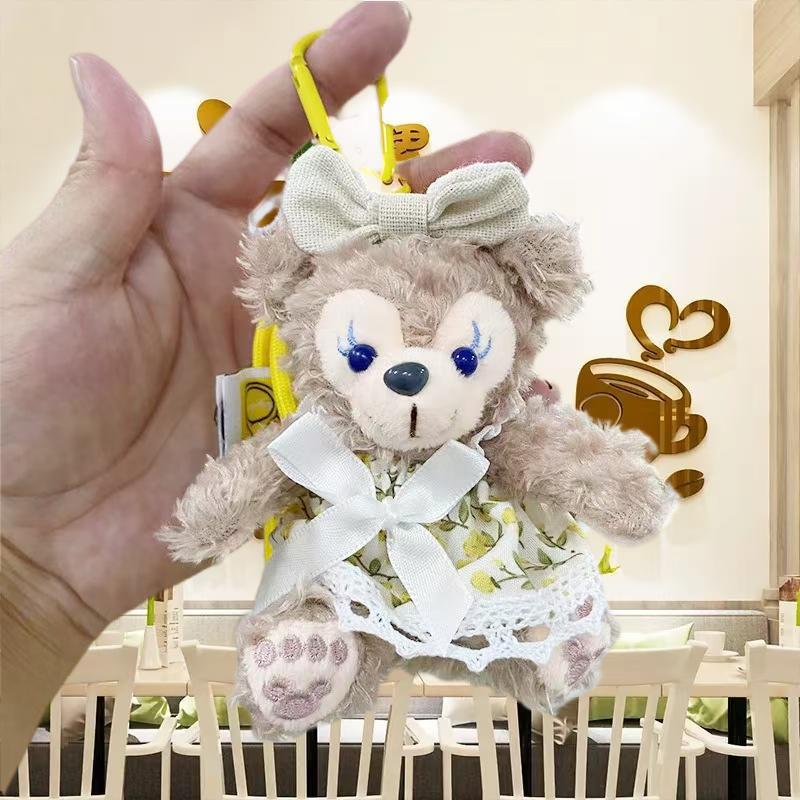 노란색 꽃무늬 거즈 스커트