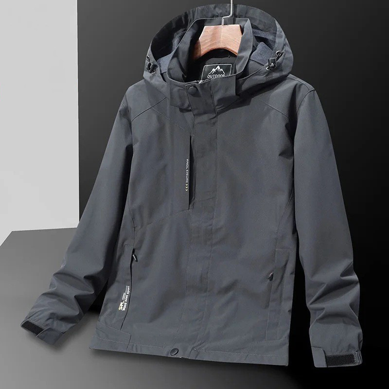 Jacket Men's Spring and Autumn Youth and Middle-aged Autumn Clothing Outdoor Jacket Winter Loose plus size Sports Thin Jacket for Men