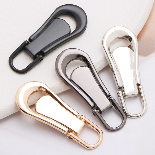 Factory direct sales alloy No. 3 No. 5 pull tab jacket coat metal pull head luggage backpack shoes universal zipper puller