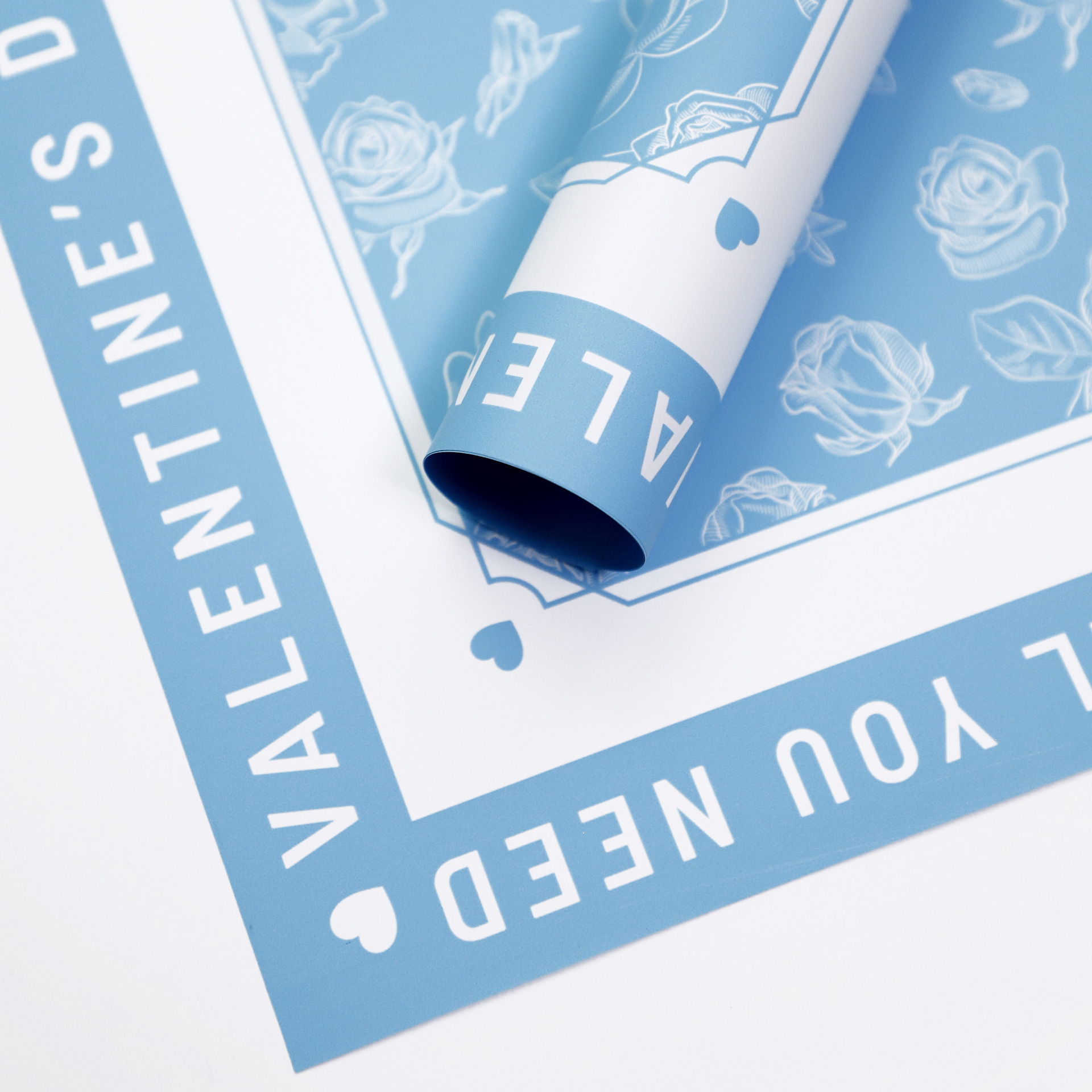 Fábrica de fiestas de flores nuevo papel de embalaje de flores rosa impresa paquete de papel de embalaje de papel impermeable