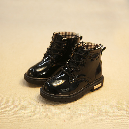 2025 Autumn/Winter Children's Martens Boots Korean Style Boots Warm Shoes Snow Boots
