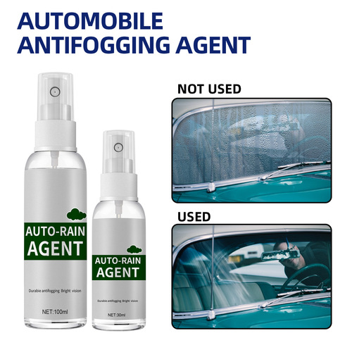 Car rain and fog protection agent, car windscreen cleaning, rain and fog prevention, car paint polishing, water repellent and film agent