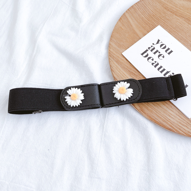 16#Denim double daisy style-black@