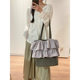 Blushing Cloth Salt Sweet One-shoulder Crossbody Two-back Bud Bag Korean-style Ins-style Cute Large Capacity Homemade