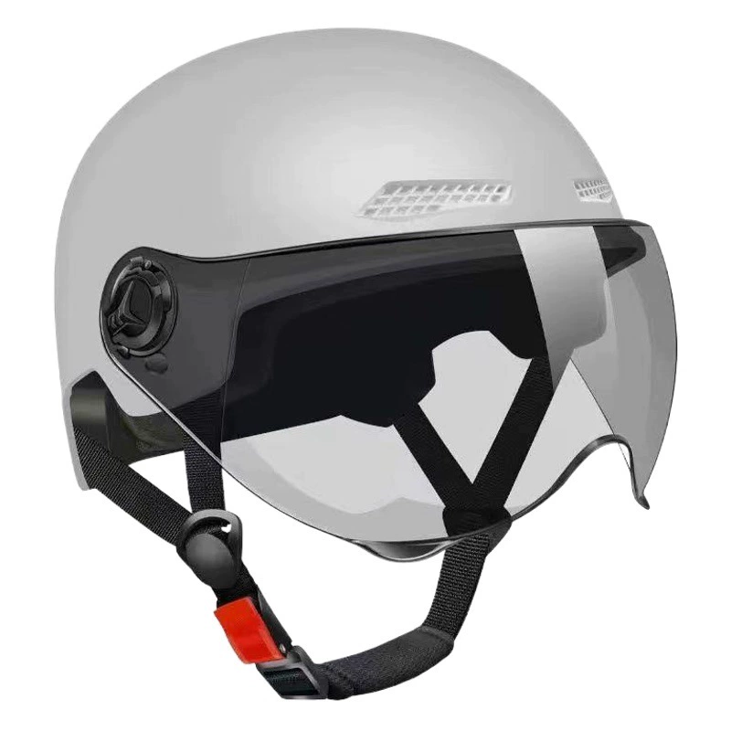 3C общий шлем для электромобиля, национальный стандарт, мужской и женский летний клетчатый шлем, дышащий солнцезащитный крем, аккумулятор, мотоциклетный полушлем