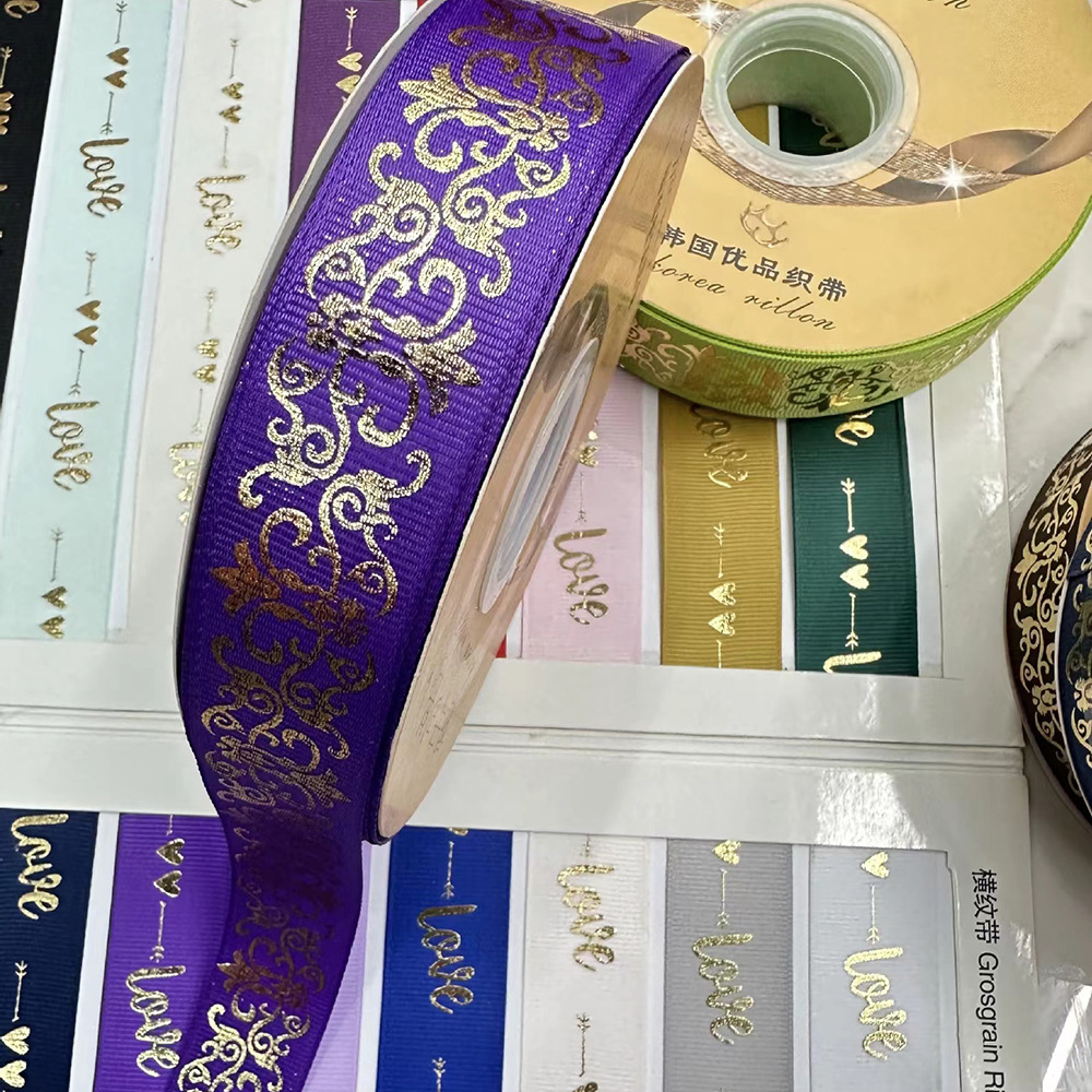 Dorado hilo cinta bar soporte material Palacio estilo flor hornear caja de regalo embalaje arco cinta