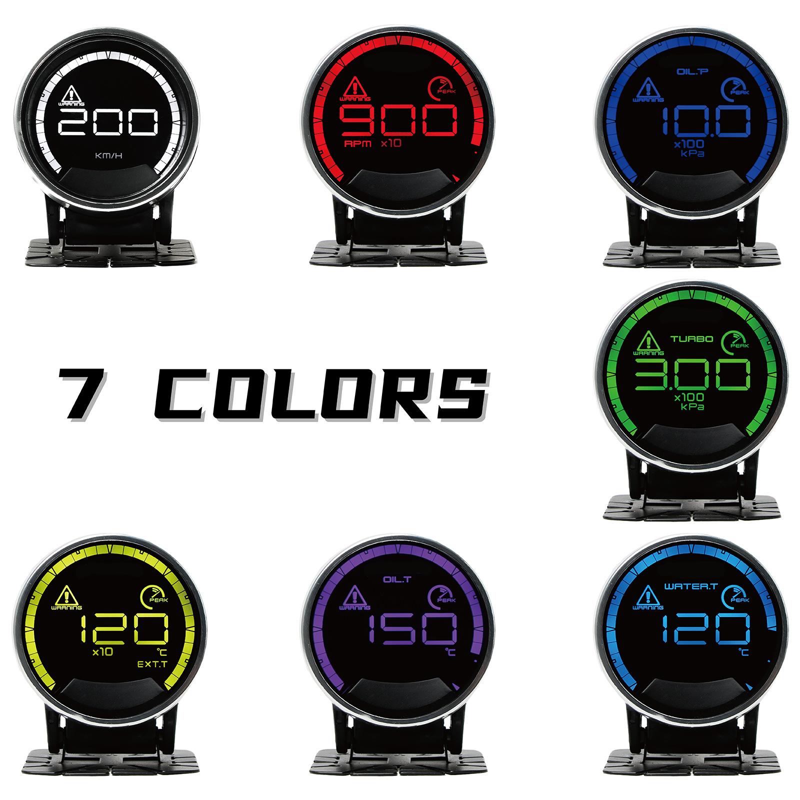 DEFI car modified racing instrument water temperature gauge oil pressure oil temperature gauge voltage speed vacuum turbine pressure gauge