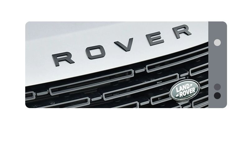Land Rover car emblem, letter tail emblem, grille emblem, Range Rover, Evoque, Velar, Discovery 4, Executive, Sport, English modification stickers