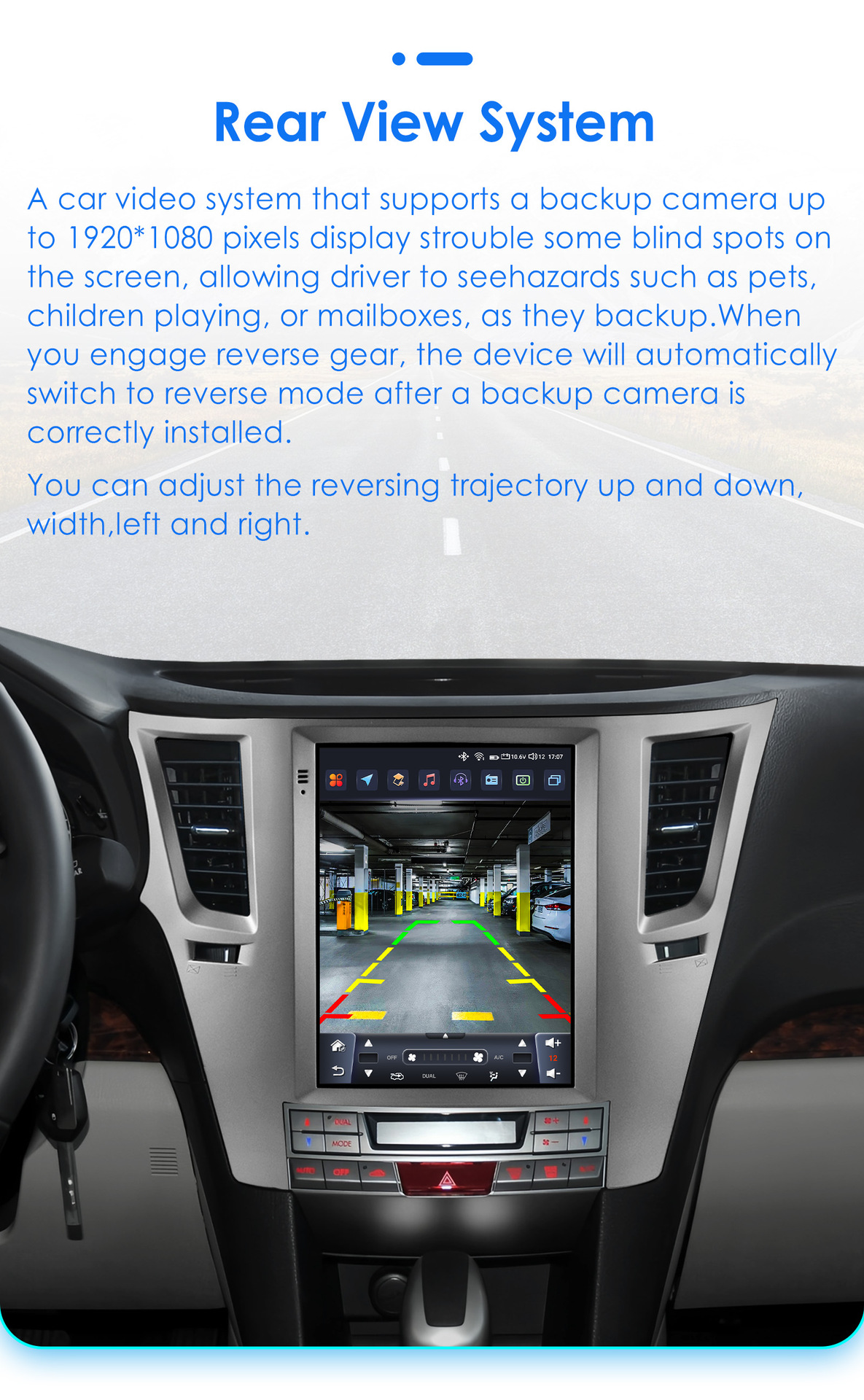 Suitable for 09-14 Subaru Outback 9.7inch Vertical Screen Android Large Screen Car Mp5 Navigator