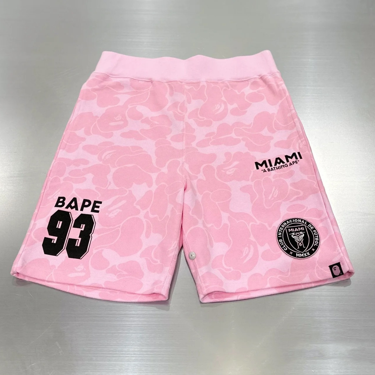 Cross-border wholesale BAPE collaboration multi-color camouflage patch casual shorts summer capri pants mid-length shorts
