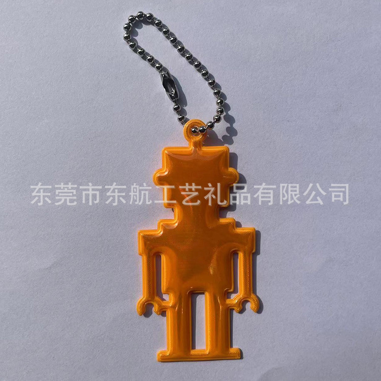 源头厂家定制高亮反光吊牌汽车箱包配饰夜间骑行安全警示批发零售