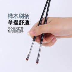 Upgrade Blade Eyeliner Brow Brush Flat Head Oblique Detail Corners Downward Brush Eyebrow Makeup Artist Special Tool