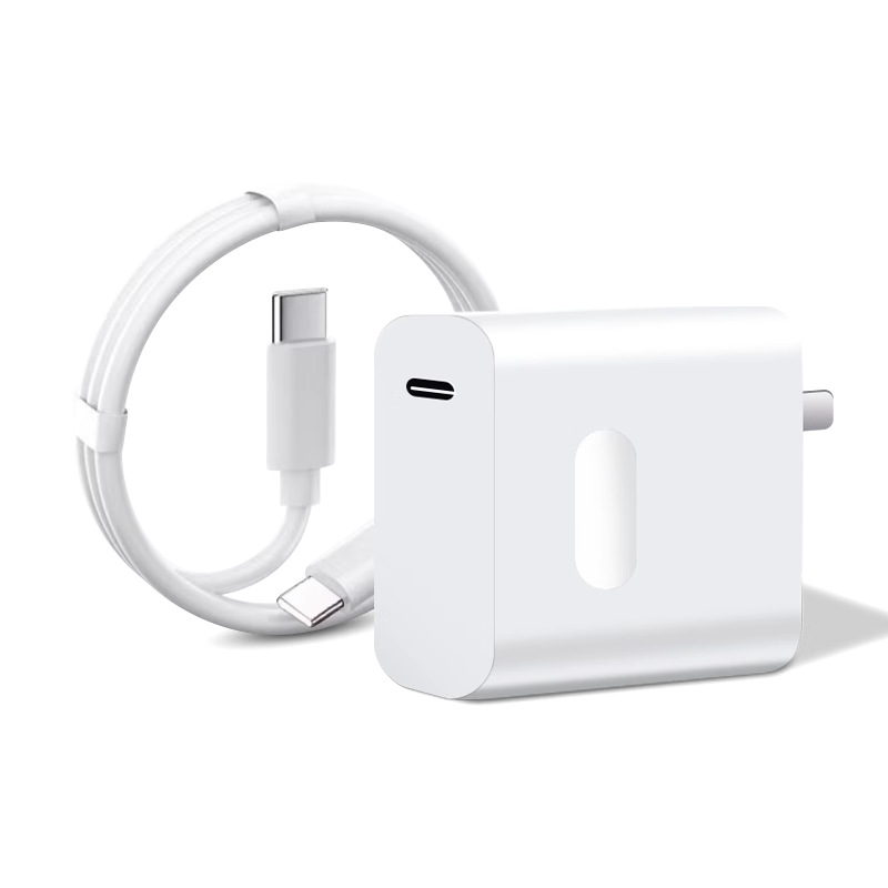 Cargador rápido de 30W con cable, compatible con Apple, Huawei 65MaxPD y Xiaomi MateBook.