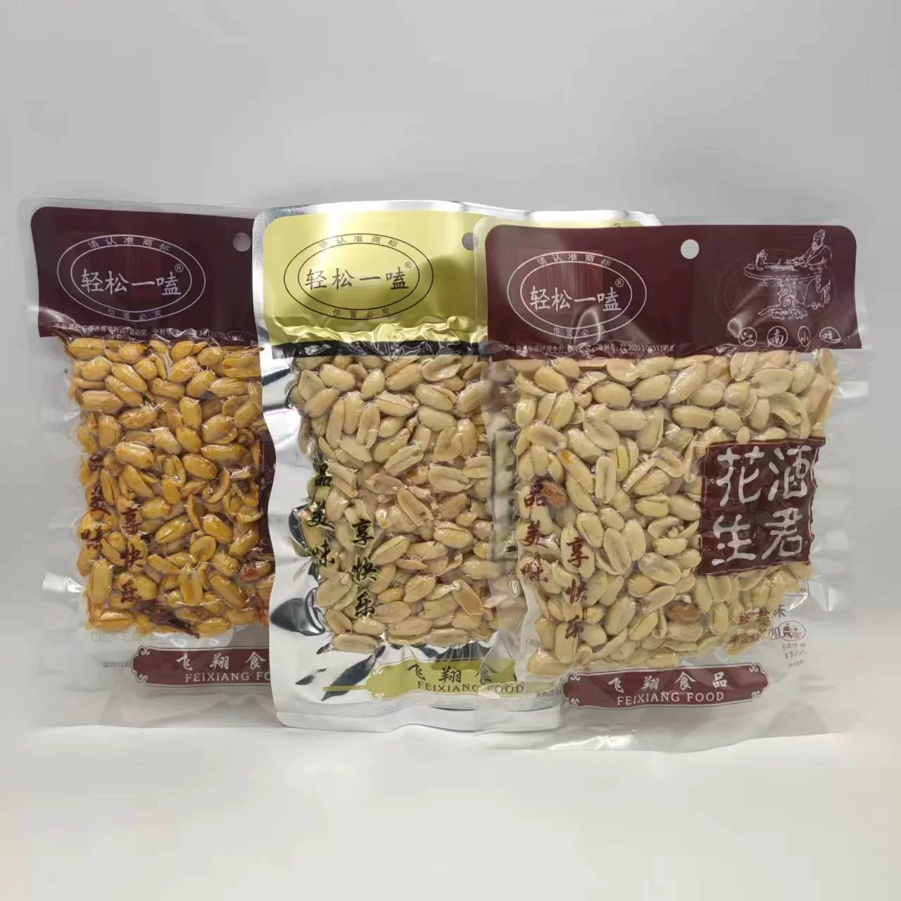 Легкое вино Jun арахисовый рис и перец пряный аромат 200 г мешков жареные ностальгические закуски для отдыха оптом