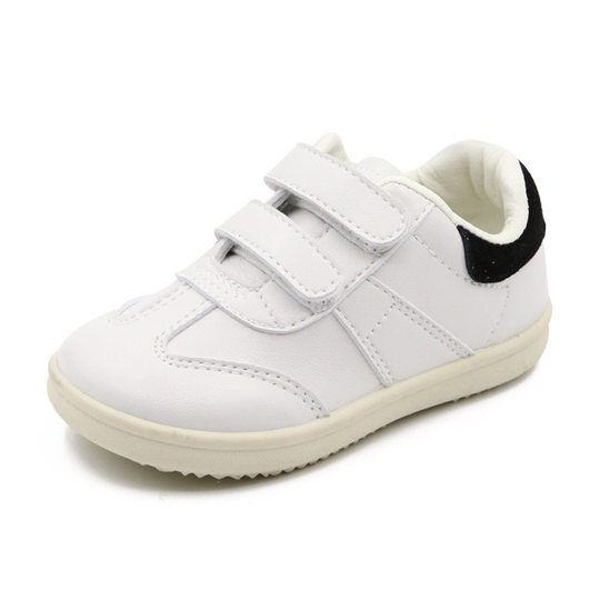 topstar spring new South Korea children's small white shoes velcro board shoes boys soft bottom women's shoes 1619