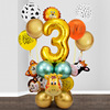 Set, digital balloon, layout, decorations, suitable for import, new collection