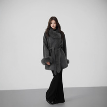 格雷映画｜全羊毛双面尼中长款毛呢外套秋冬新款2025羊绒大衣女