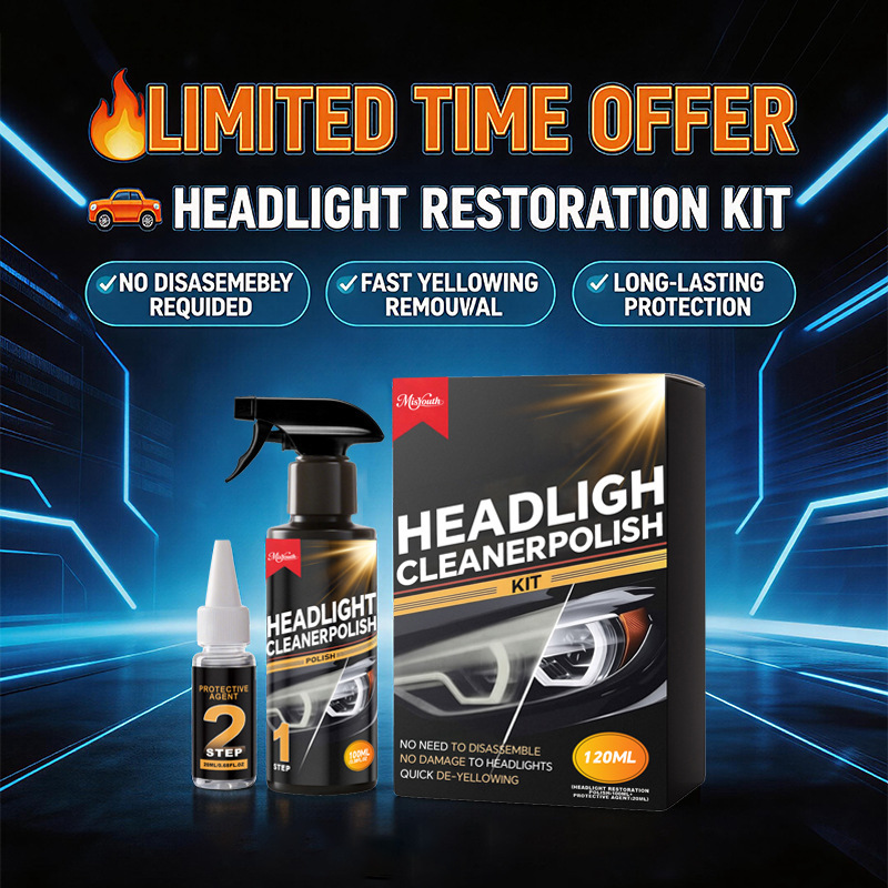 Car Headlight Care Kit Car Headlight Daily Refurbishment, Cleaning, Decontamination, Surface Protection, and Clear Care Agent Car Headlight Care Kit Car Headlight Daily Refurbishment, Cleaning, Decontamination, Surface Protection, and Clear Care Agent