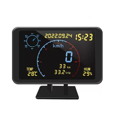 GPS satellite speed code meter car modification universal wireless head-up multifunctional car HUD head-up display (Car Convenient GPS Navigation)