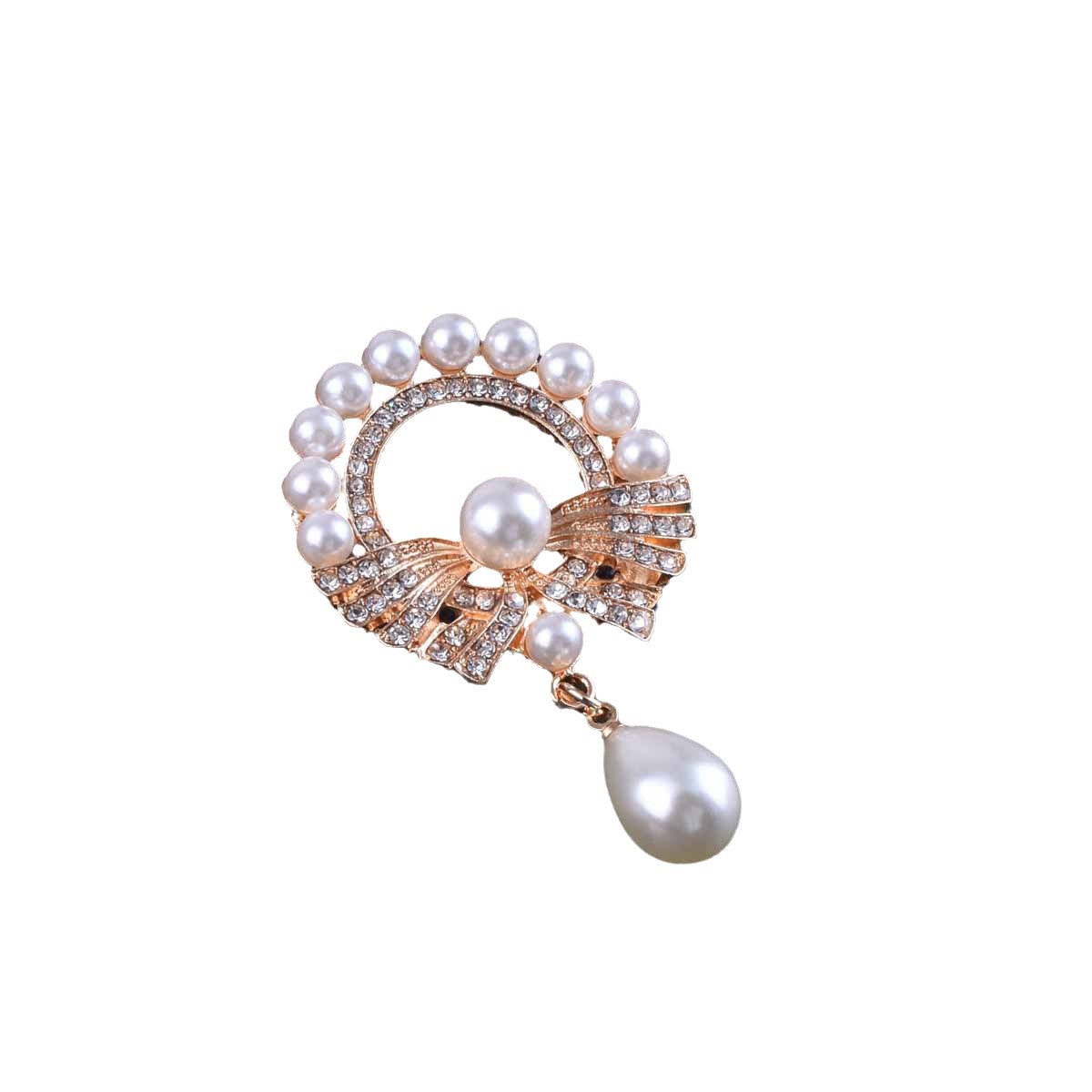 Spilla con perle da donna elegante accessorio di lusso_voghion.com