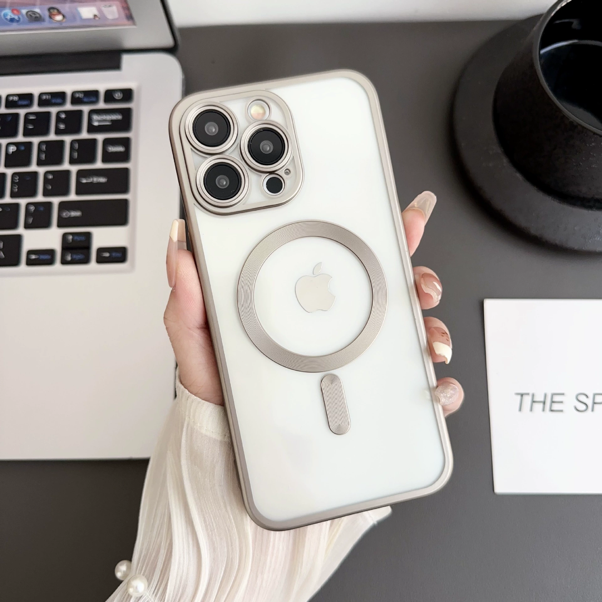 Apple, совместимый металлический чехол для iPhone 16 Pro