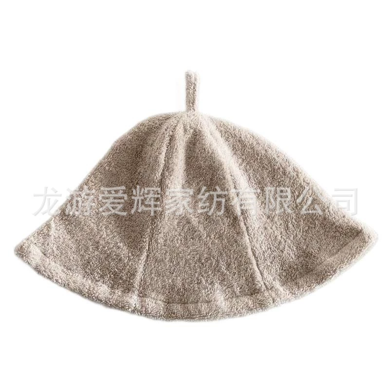 Трансграничная сауна шляпа хлопчатобумажное полотенце для впитывающей ванны шляпа оптовая ванная шляпа японская теплая сауна шляпа