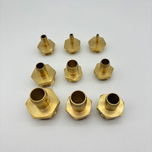 外牙宝塔接头气动配件黄铜外丝格林头铜直通软管水管转换纯铜宝塔